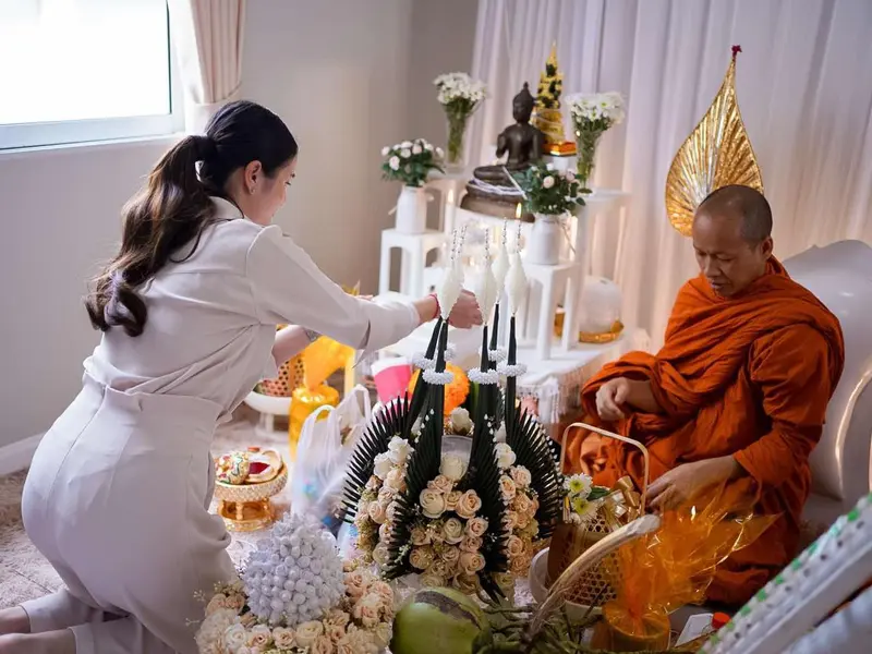 จัดงานบุญขึ้นบ้านใหม่