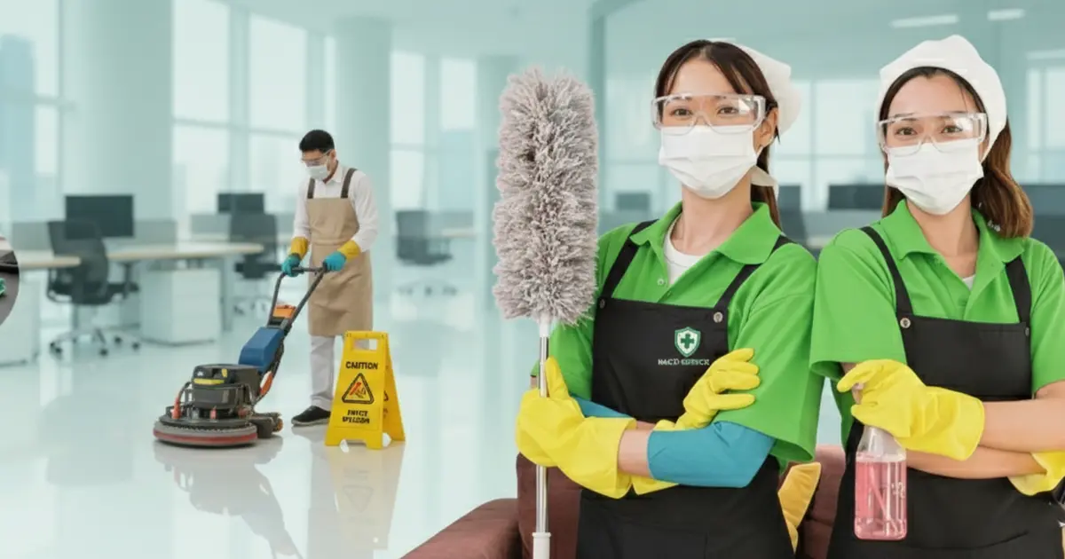 ความปลอดภัยในงานทำความสะอาด