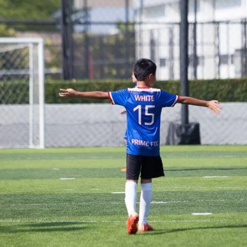 เสื้อฟุตบอลพิมพ์ลายคอกลมเด็ก