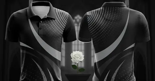 เสื้อพิมพ์ลาย บนเสื้อโปโล