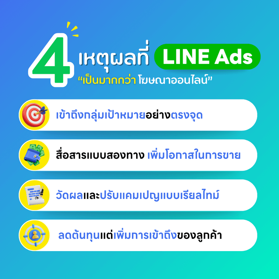 4 เหตุผล LINE Ads เป็นมากกว่าโฆษณาออนไลน์